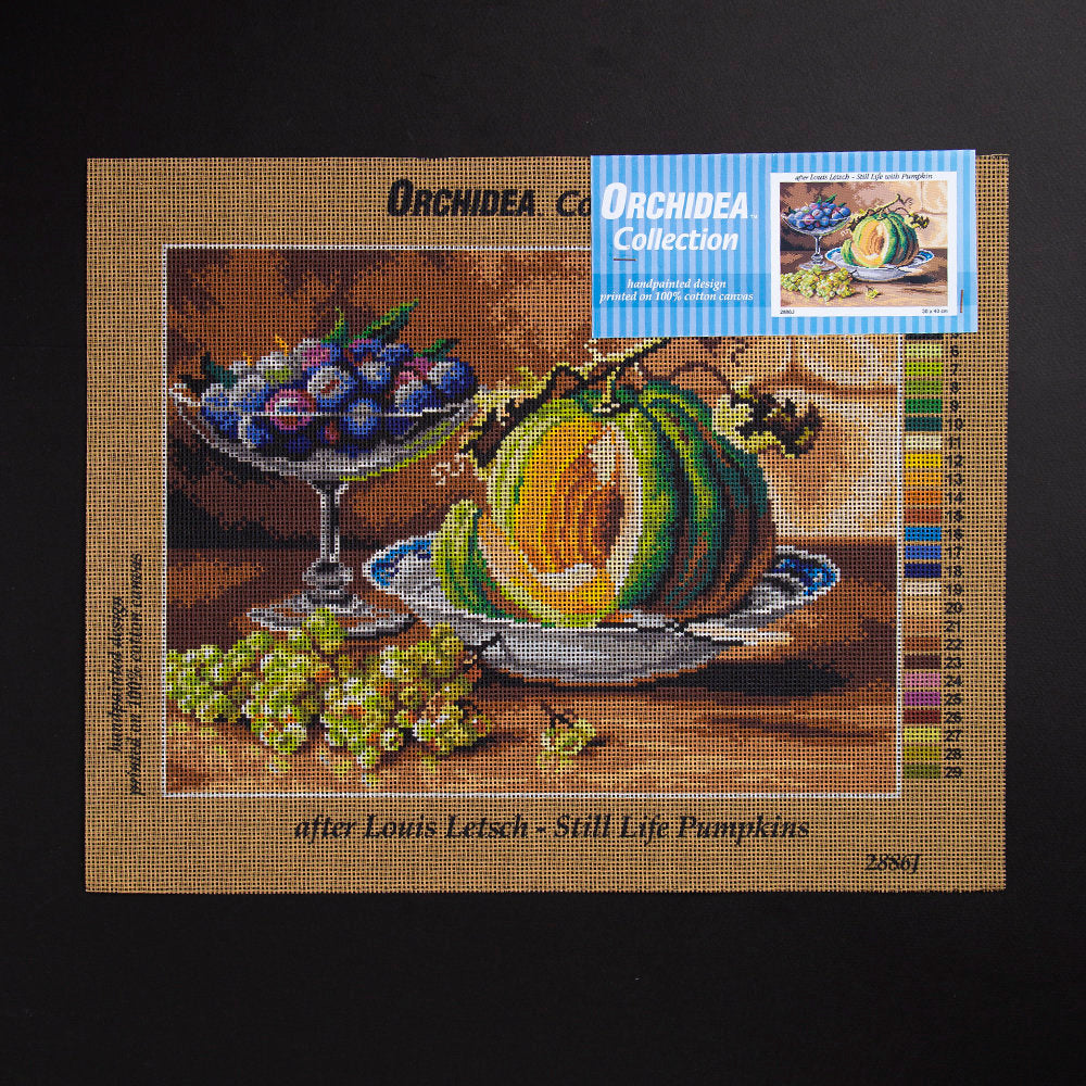 ORCHİDEA 30 x 40 cm Bal Kabağı Tabağı Baskılı Goblen 2886J